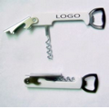 Fold Up Bottle Opener With Corkscrew